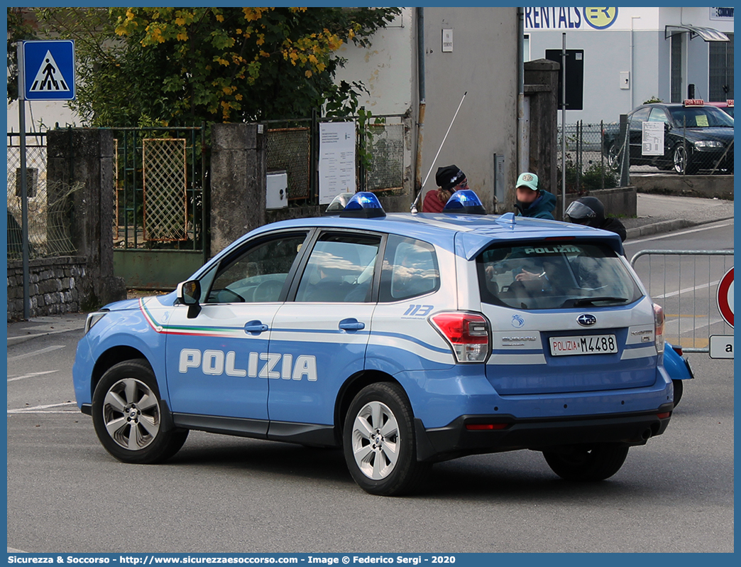 Polizia M4488
Polizia di Stato
Reparto Prevenzione Crimine
Subaru Forester VI serie
(II fornitura)
Parole chiave: PS;P.S.;Polizia;di;Stato;Pubblica;Sicurezza;Reparto;Prevenzione;Crimine;Subaru;Forester