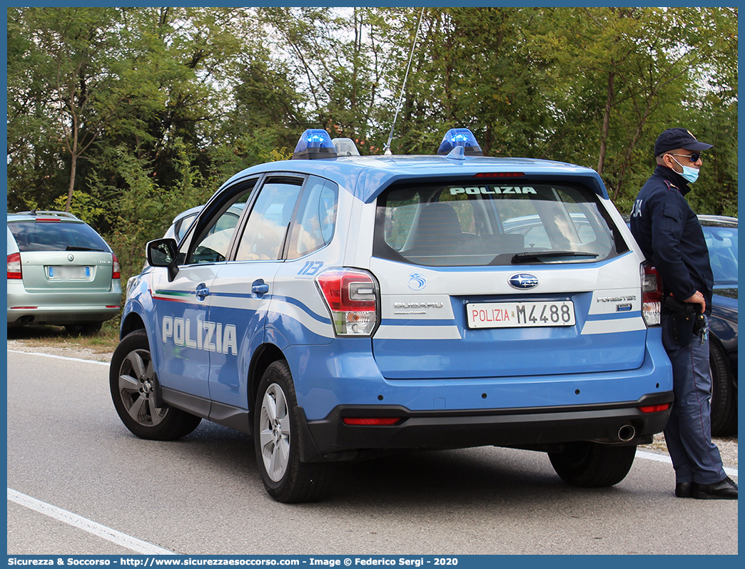 Polizia M4488
Polizia di Stato
Reparto Prevenzione Crimine
Subaru Forester VI serie
(II fornitura)
Parole chiave: PS;P.S.;Polizia;di;Stato;Pubblica;Sicurezza;Reparto;Prevenzione;Crimine;Subaru;Forester