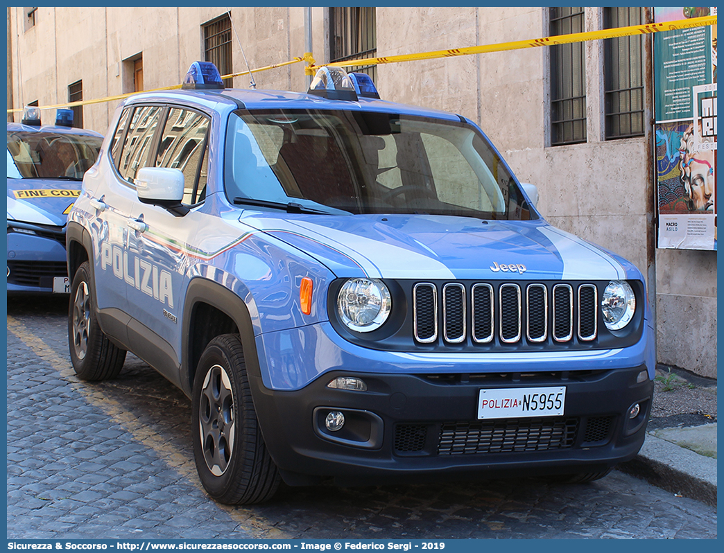 Polizia N5955
Polizia di Stato
Jeep Renegade I serie
Parole chiave: PS;P.S.;Polizia;di;Stato;Pubblica;Sicurezza;Jeep;Renegade