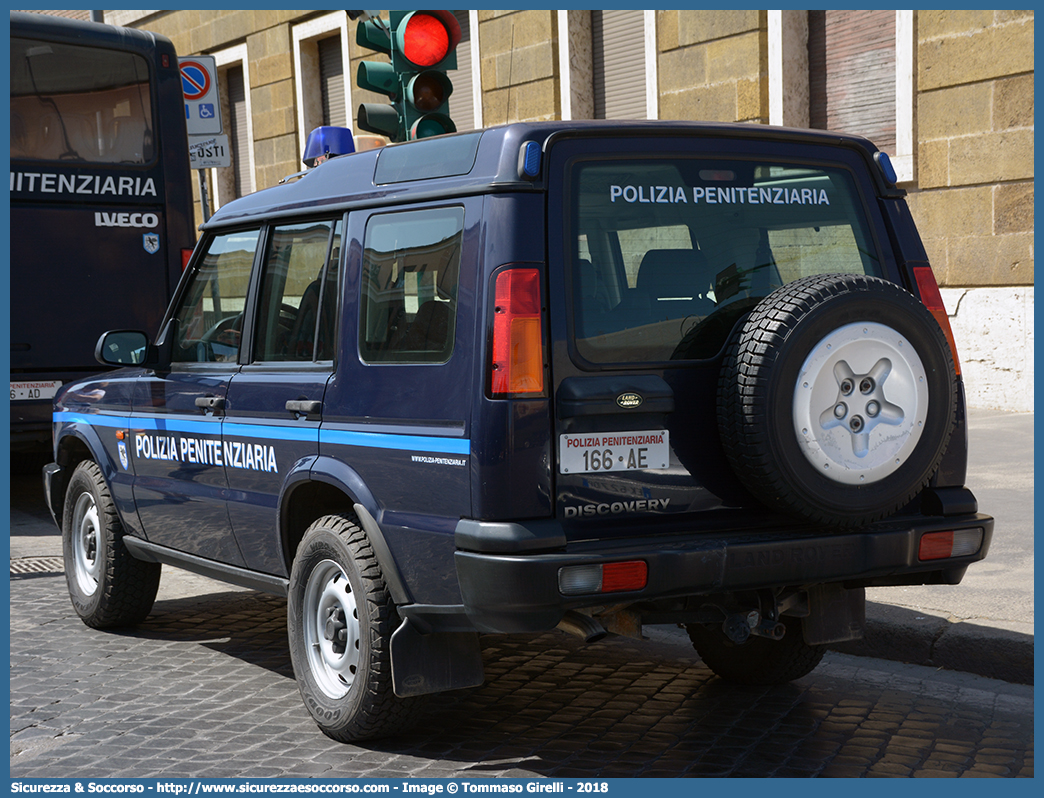 Polizia Penitenziaria 166AE
Polizia Penitenziaria
Nucleo Traduzioni e Piantonamenti
Land Rover Discovery II serie restyling
Parole chiave: P.P.;Pol.Pen.PolPen;AdiC;A.diC.;Agenti;di;Custodia;Polizia;Penitenziaria;Nucleo;Traduzioni;e;Piantonamenti;Land;Rover;Discovery