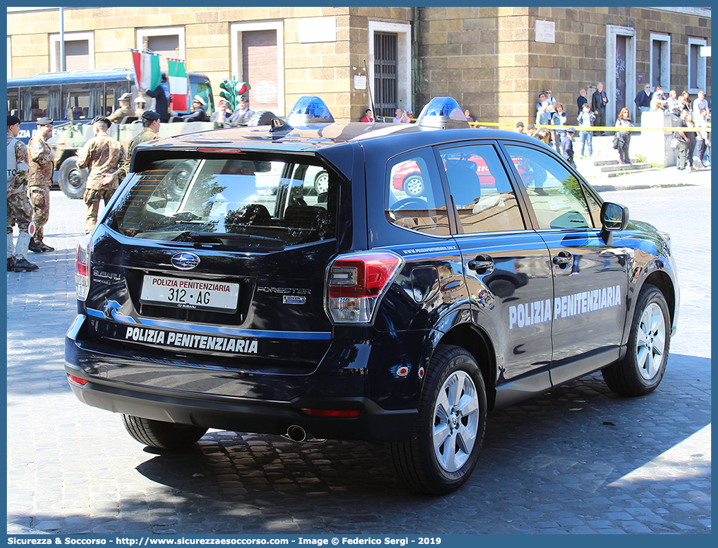 Polizia Penitenziaria 312AG
Polizia Penitenziaria
Nucleo Traduzioni e Piantonamenti
Subaru Forester VI serie
Parole chiave: PolPen;Polizia;Penitenziaria;AdiC;Agenti;di;Custodia;Nucleo;Traduzioni;Piantonamenti;Subaru;Forester