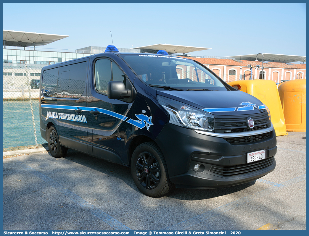 Polizia Penitenziaria 499AG
Polizia Penitenziaria
Fiat Talento II serie
Allestitore Focaccia Group S.r.l.
Parole chiave: PolPen;Pol.Pen.;AdiC;A.diC.;Agenti;di;Custodia;Polizia;Penitenziaria;Fiat;Talento