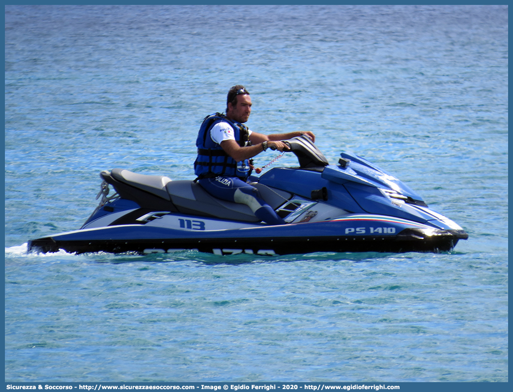 PS 1410
Polizia di Stato
Polizia del Mare
Yamaha Waverunner FX HO 2015
Parole chiave: PS;P.S.;Polizia;di;Stato;del;Mare;Yamaha;Waverunner;FX;HO;2015