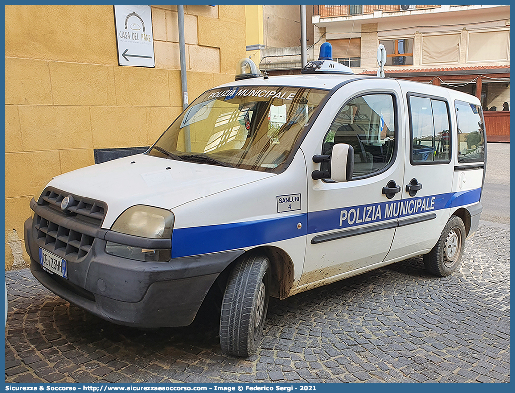 -
Polizia Municipale
Comune di Sanluri
Fiat Doblò I serie
Parole chiave: PL;P.L.;PM;P.M.;Polizia;Locale;Municipale;Sanluri;Fiat;Doblò