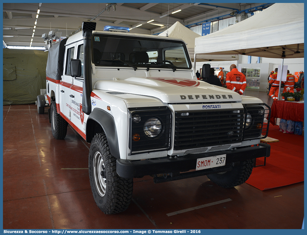 SMOM 237
Sovrano Militare Ordine di Malta
Land Rover Defender 130
Allestitore Bonfanti S.a.s.
Parole chiave: Sovrano;Militare;Ordine;di;Malta;SMOM;S.M.O.M.;Land;Rover;Defender;130;Bonfanti