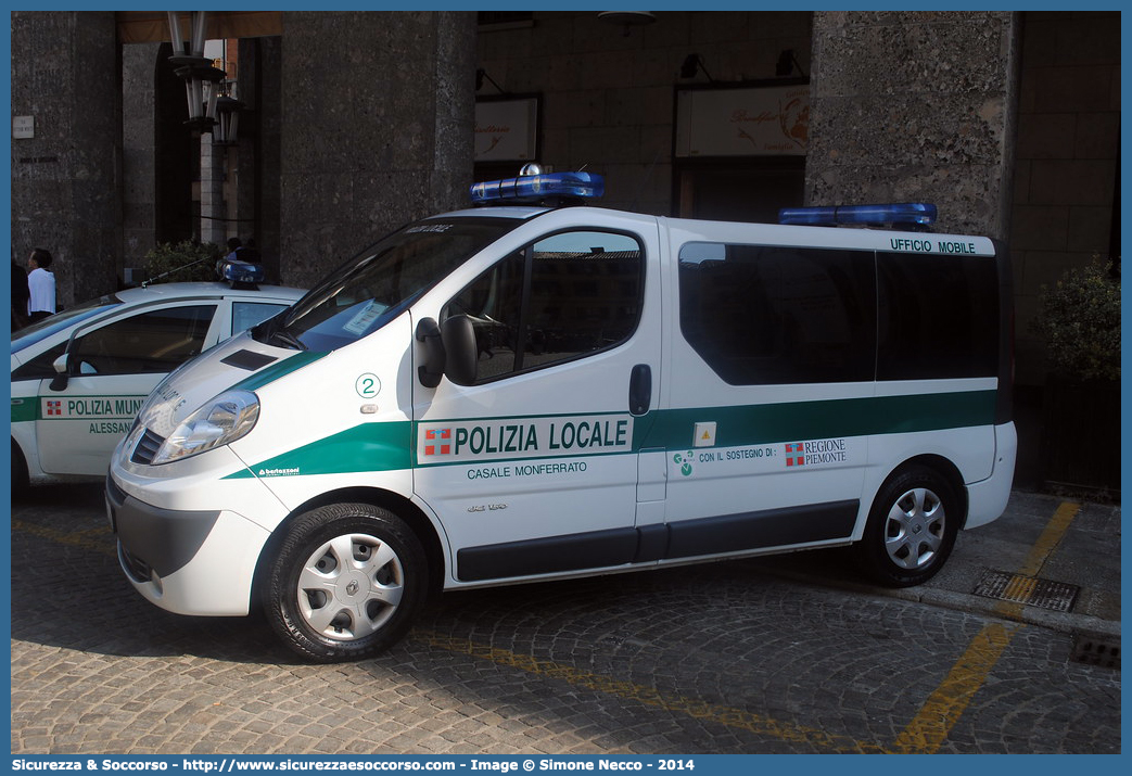 Polizia Locale YA154AD
Polizia Locale
Comune di Casale Monferrato
Renault Trafic III serie
Allestitore Bertazzoni S.r.l.
Parole chiave: PL;PM;P.L.;P.M.;Polizia;Locale;Municipale;Casale;Monferrato;Renault;Trafic;Bertazzoni