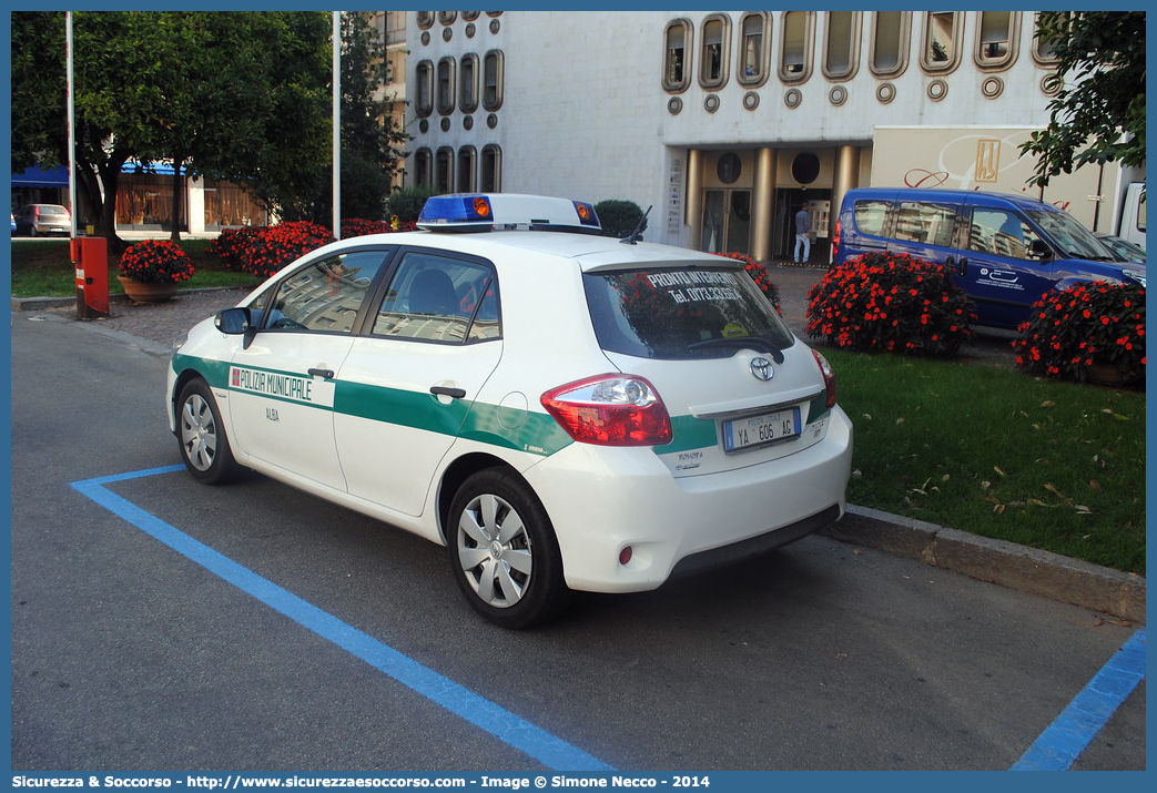 Polizia Locale YA606AG
Polizia Municipale
Comune di Alba
Toyota Auris I serie restyling
Parole chiave: PL;PM;P.L.;P.M.;Polizia;Locale;Municipale;Alba;Toyota;Auris