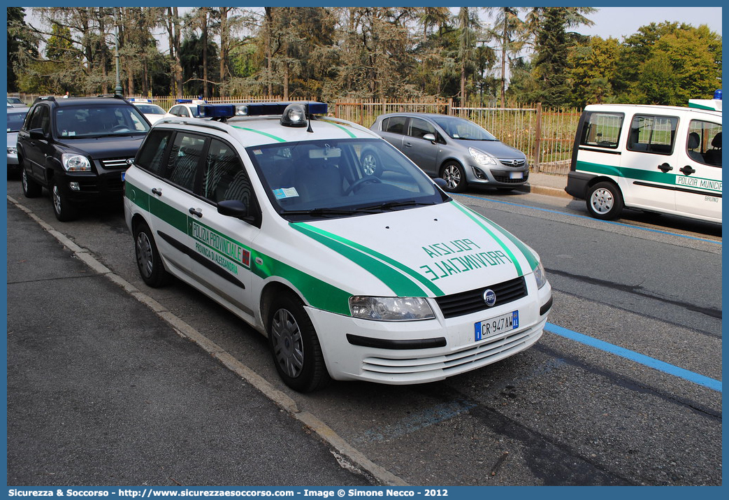 -
Polizia Provinciale
Provincia di Alessandria
Fiat Stilo Multiwagon I serie
Parole chiave: PL;P.L.;PolProv;Pol;Prov;Polizia;Locale;Provinciale;Alessandria;Fiat;Stilo;Multiwagon