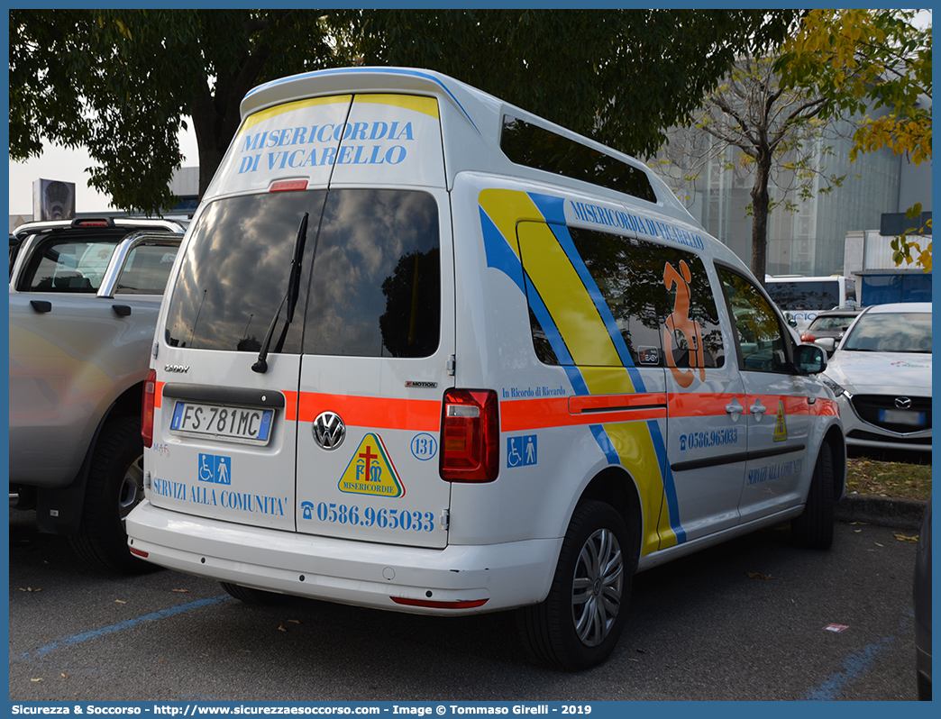 131
Misericordia Vicarello
Volkswagen Caddy III serie restyling
Allestitore MAF S.n.c.
Parole chiave: Misericordie;Misericordia;Vicarello;Volkswagen;Caddy;MAF;M.A.F.;Mariani;Alfredo;e;Figlio