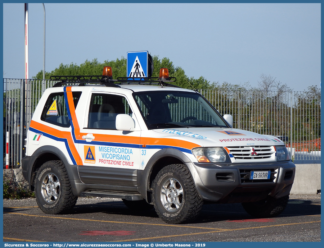 33
Misericordia di Vicopisano
Mitsubishi Pajero SWB III serie
Allestitore Mariani Fratelli S.r.l.
Parole chiave: Misericordia;Misericordie;Vicopisano;Mitsubishi;Pajero;SWB;Mariani;Fratelli