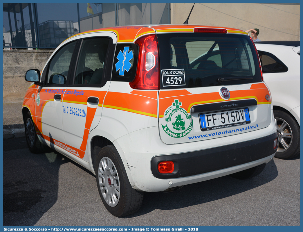 4529
P.A. Volontari del Soccorso 
S.Anna Rapallo ODV
Fiat Nuova Panda II serie
Allestitore AVS S.a.s.
Parole chiave: P.A.;PA;Pubblica;Assistenza;Volontari;Soccorso;S.Anna;Rapallo;Fiat;Panda;AVS