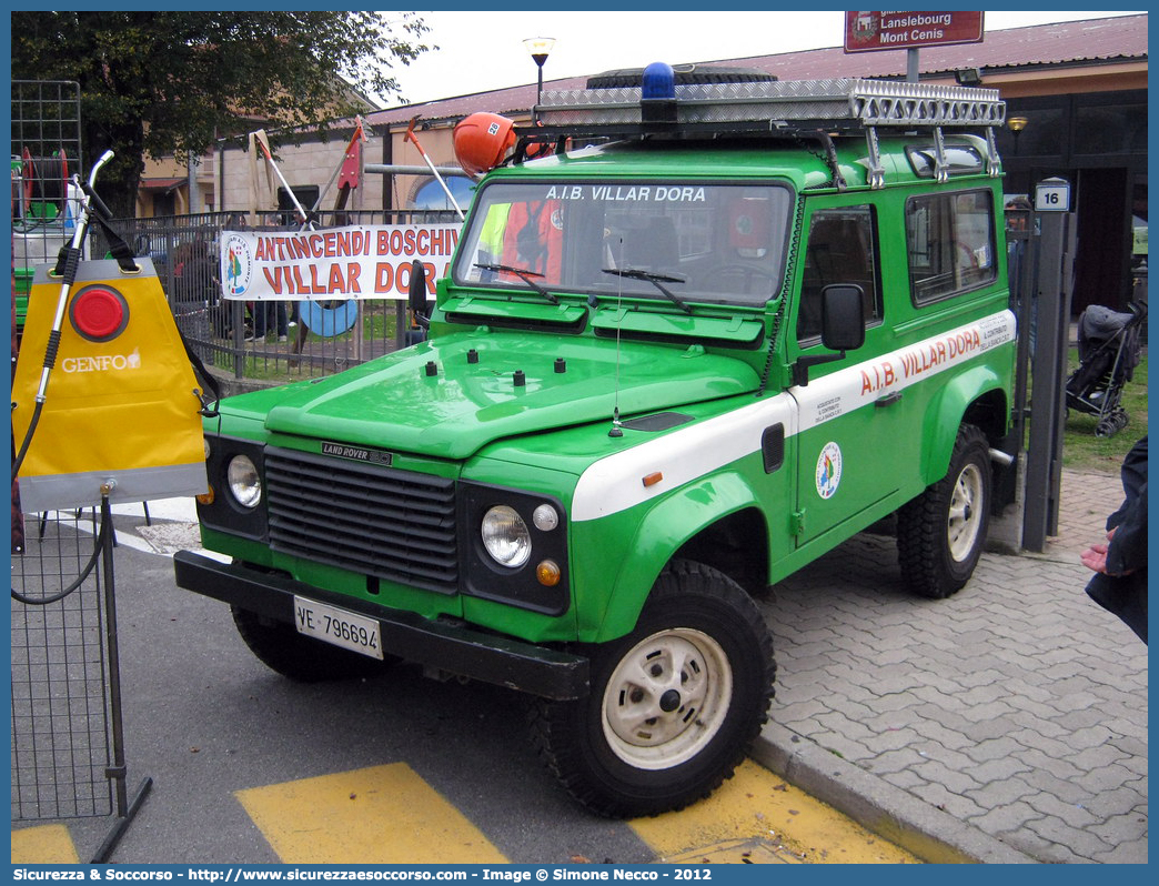 -
Corpo Volontari Antincendi Boschivi
Villar Dora (TO)
Land Rover Defender 90
Parole chiave: Corpo;Volontari;Antincendi;Boschivi;AIB;A.I.B.;Piemonte;Land Rover;Defender;90;Villar Dora