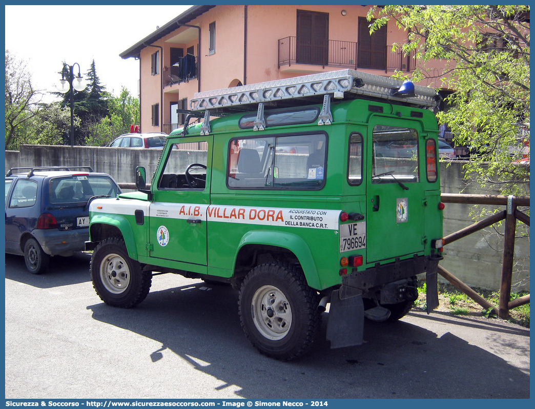 -
Corpo Volontari Antincendi Boschivi
Villar Dora (TO)
Land Rover Defender 90
Parole chiave: Corpo;Volontari;Antincendi;Boschivi;AIB;A.I.B.;Piemonte;Land Rover;Defender;90;Villar Dora