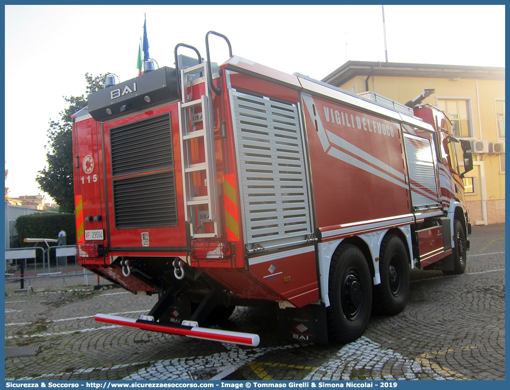 VF 29594
Corpo Nazionale Vigili del Fuoco
Nucleo Aeroportuale
Scania P500 XT "Efestus X6"
Allestitore BAI S.r.l.
Parole chiave: VVF;V.V.F.;Corpo;Nazionale;Vigili;del;Fuoco;Nucleo;Aeroportuale;Scania;P500;XT;Efestus;X6;BAI;B.A.I.