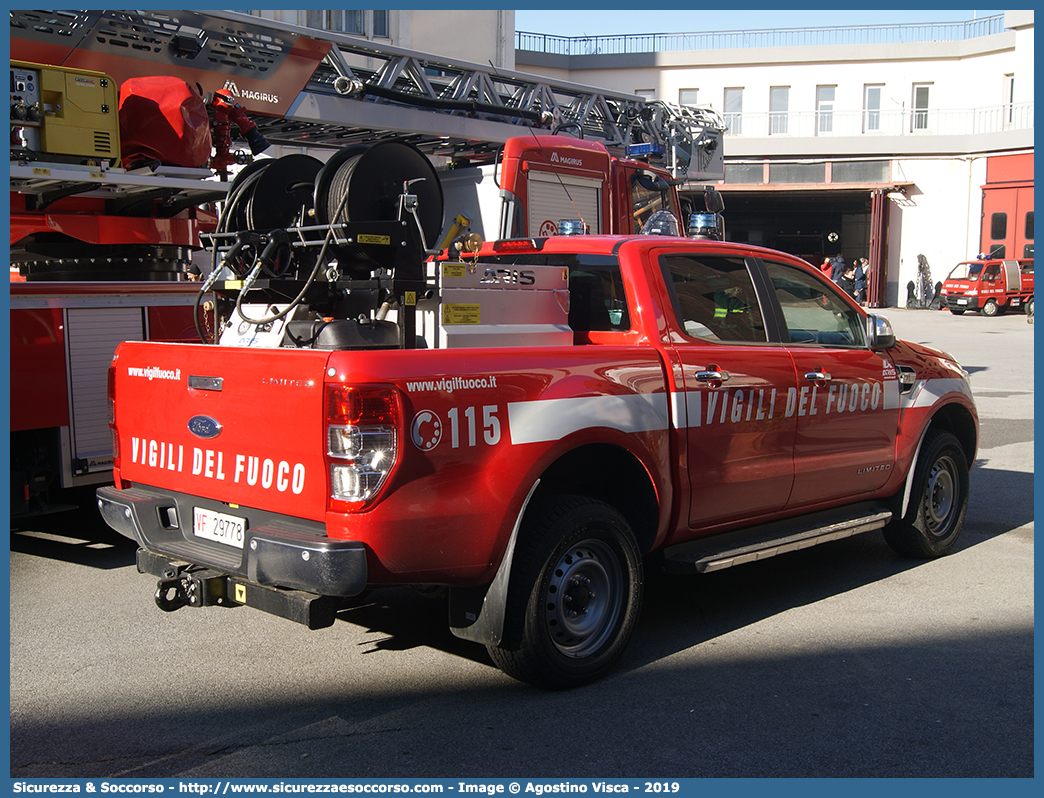 VF 29778
Corpo Nazionale Vigili del Fuoco
Ford Ranger IV serie
Allestitore Aris S.p.A.
Parole chiave: VVF;V.V.F.;Corpo;Nazionale;Vigili;del;Fuoco;Vigili;Fuoco;Ford;Ranger;Aris