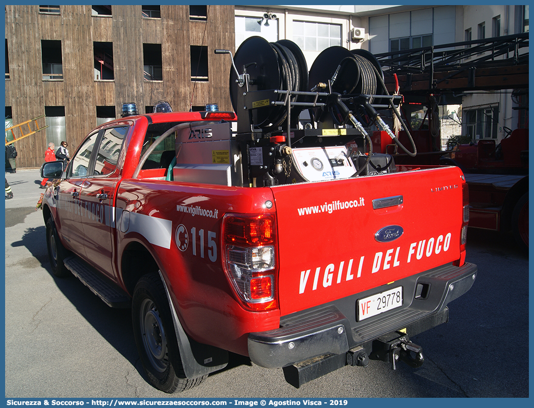 VF 29778
Corpo Nazionale Vigili del Fuoco
Ford Ranger IV serie
Allestitore Aris S.p.A.
Parole chiave: VVF;V.V.F.;Corpo;Nazionale;Vigili;del;Fuoco;Vigili;Fuoco;Ford;Ranger;Aris