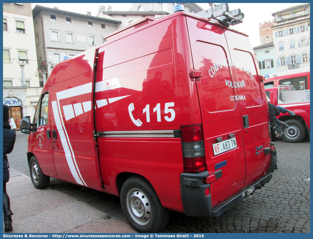 VF A83 TN
Corpo Vigili del Fuoco Volontari Cognola
Fiat Ducato II serie
Allestitore Brandschutz S.r.l.
Parole chiave: VF;V.F.;Corpo;Vigili;del;Fuoco;Volontari;Cognola;Fiat;Ducato;Brandschutz