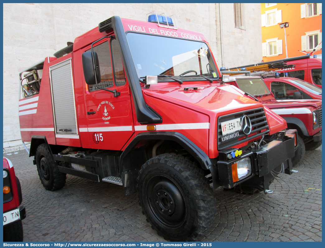 VF E54 TN
Corpo Vigili del Fuoco Volontari Cognola
Mercedes Benz Unimog U100L
Allestitore BAI S.r.l.
Parole chiave: VF;V.F.;Corpo;Vigili;del;Fuoco;Volontari;Cognola;Mercedes;Benz;Unimog;U100L;BAI