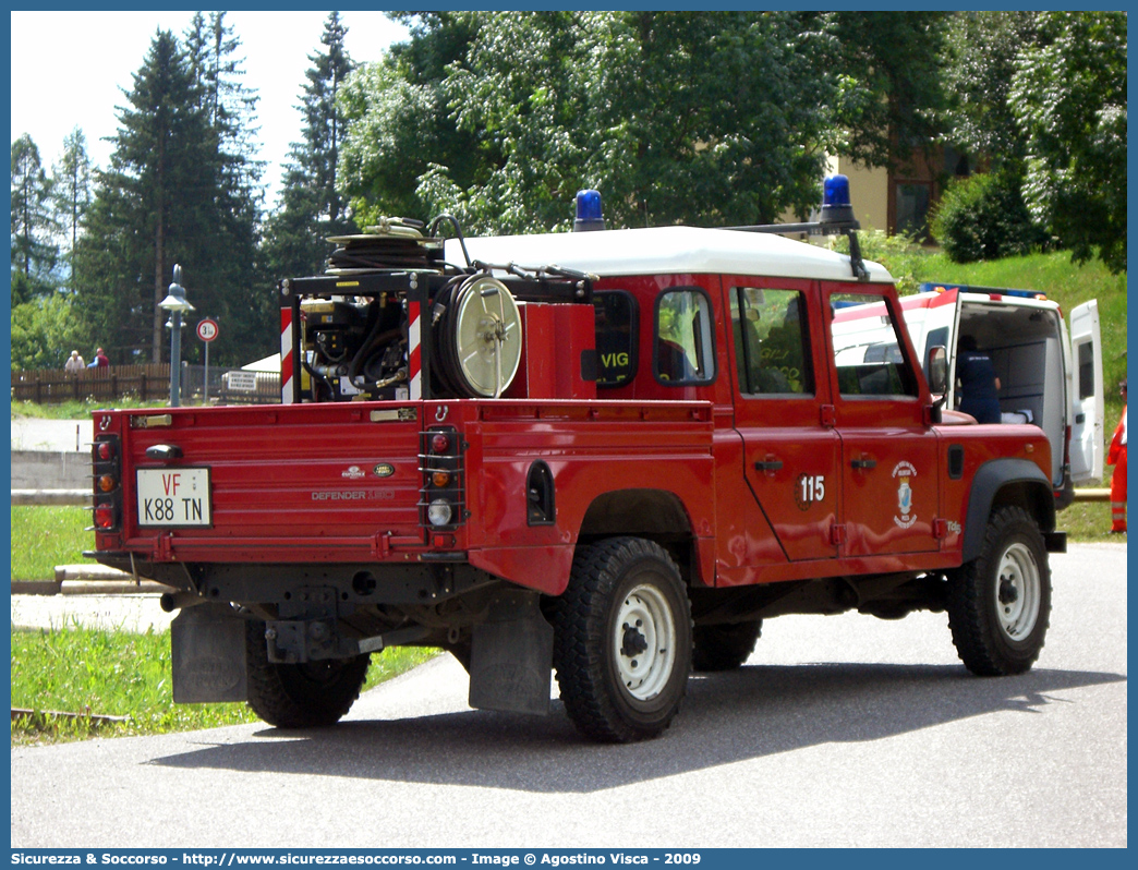 VF K88TN
Corpo Volontario Vigili del Fuoco Pozza di Fassa
Land Rover Defender 130
Parole chiave: VFV;V.F.V.;Vigili;del;Fuoco;Volontari;Pozza di Fassa;Land;Rover;Defender;130