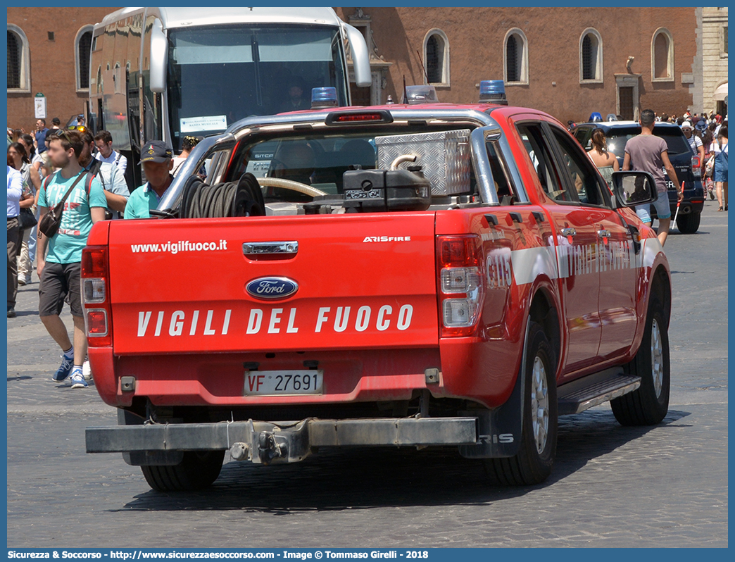 VF 27691
Corpo Nazionale Vigili del Fuoco
Ford Ranger IV serie
Allestitore Aris S.p.A.
Parole chiave: VVF;V.V.F.;Corpo;Nazionale;Vigili;del;Fuoco;Vigili;Fuoco;Ford;Ranger;Aris