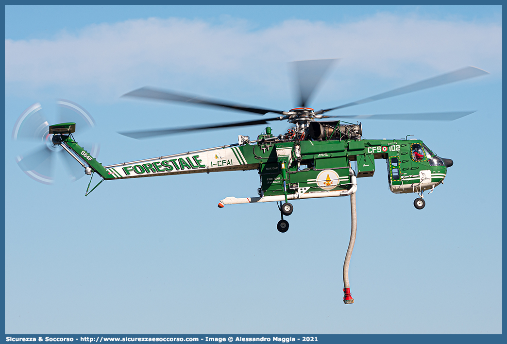 I-CFAI
Corpo Nazionale Vigili del Fuoco
Servizio Aereo
Erickson S64F Air Crane
"Toro Seduto"
Parole chiave: VVF;V.V.F;Corpo;Nazionale;Vigili;del;Fuoco;Servizio;Aereo;Nucleo;Elicotteri;Erickson;S64F;Air;Crane