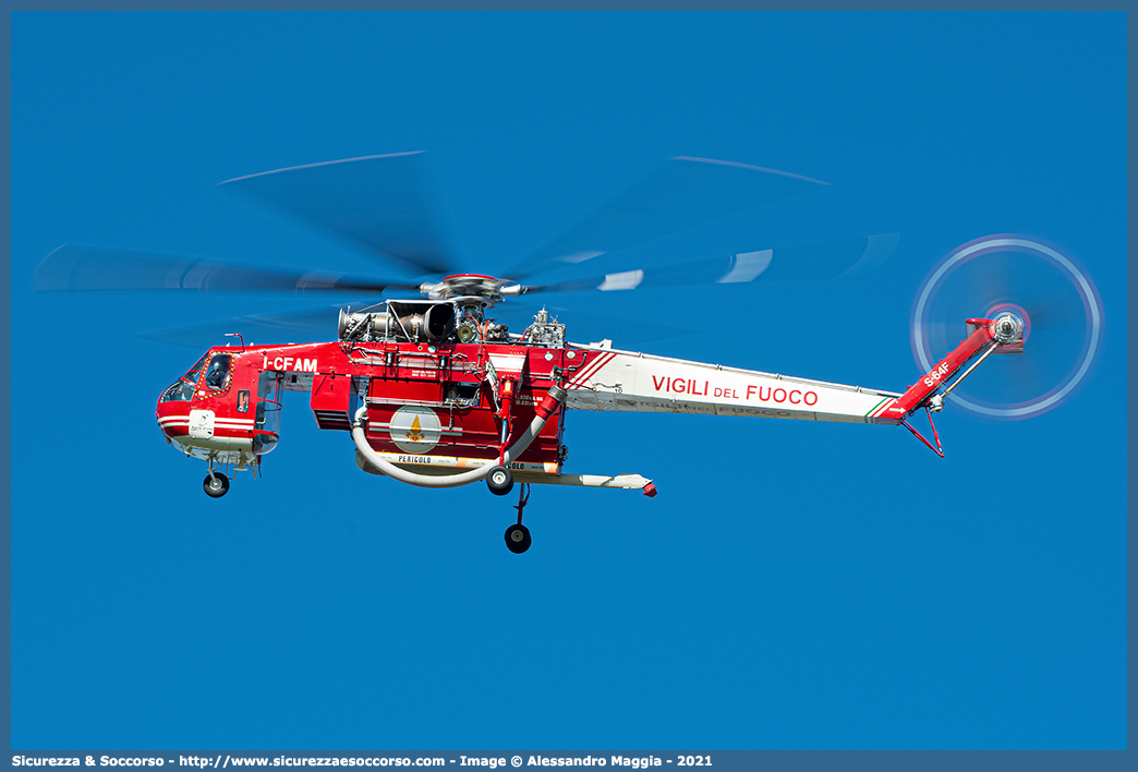 I-CFAM
Corpo Nazionale Vigili del Fuoco
Servizio Aereo
Erickson S64F Air Crane
"Aquila Rossa"
Parole chiave: VVF;V.V.F;Corpo;Nazionale;Vigili;del;Fuoco;Servizio;Aereo;Nucleo;Elicotteri;Erickson;S64F;Air;Crane