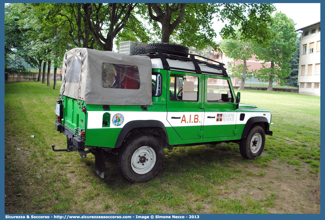 -
Corpo Volontari Antincendi Boschivi
Land Rover Defender 110 Crew Cab
Parole chiave: Corpo;Volontari;Antincendi;Boschivi;AIB;A.I.B.;Piemonte;Salussola;Land Rover;Defender;110;Crew Cab