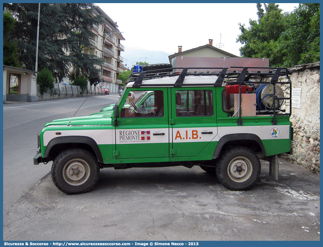 -
Corpo Volontari Antincendi Boschivi
Land Rover Defender 110 Crew Cab
Parole chiave: Corpo;Volontari;Antincendi;Boschivi;AIB;A.I.B.;Piemonte;Salussola;Land Rover;Defender;110;Crew Cab