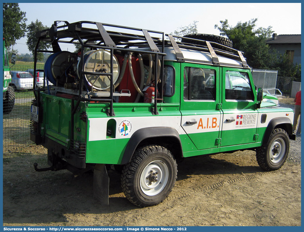 -
Corpo Volontari Antincendi Boschivi
Land Rover Defender 110 Crew Cab
Parole chiave: Corpo;Volontari;Antincendi;Boschivi;AIB;A.I.B.;Piemonte;Salussola;Land Rover;Defender;110;Crew Cab