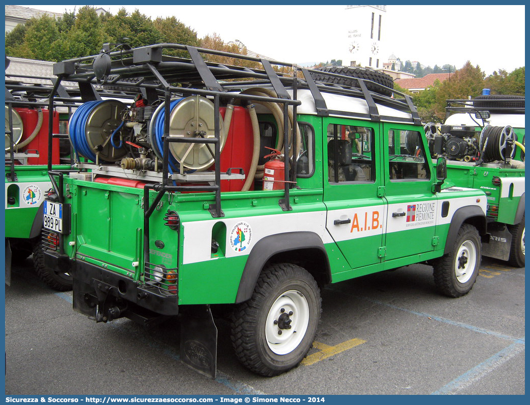 -
Corpo Volontari Antincendi Boschivi
Land Rover Defender 110 Crew Cab
Parole chiave: Corpo;Volontari;Antincendi;Boschivi;AIB;A.I.B.;Piemonte;Salussola;Land Rover;Defender;110;Crew Cab