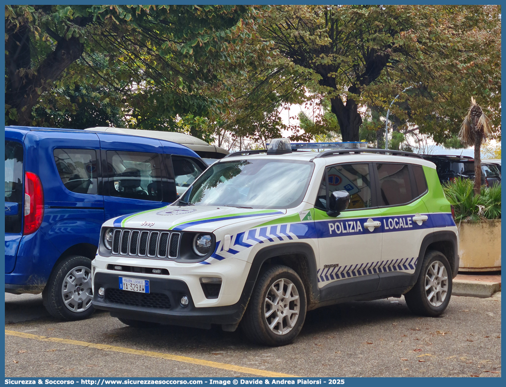 Polizia Locale YA329AW
Polizia Locale
Comune di Città Sant'Angelo
Jeep Renegade I serie restyling
Parole chiave: Polizia;Locale;Municipale;Città Sant'Angelo;Citta Sant Angelo;Jeep;Renegade;YA329AW;YA 329 AW