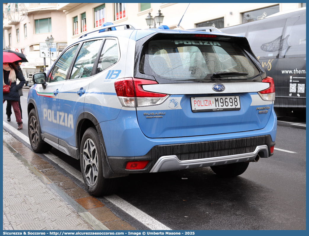 Polizia M9698
Polizia di Stato
Reparto Prevenzione Crimine
Subaru Forester E-Boxer
I serie restyling
Allestitore Cita Seconda S.r.l.
Parole chiave: PS;P.S.;Polizia;di;Stato;Pubblica;Sicurezza;Reparto;Prevenzione;Crimine;Subaru;Forester;E-Boxer;Cita;Seconda